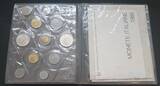 Italien KMS 1985 Serie di Monete per Collezionisti 1 Lira bis 500 Lire und 2x 500 Lire Silber BU