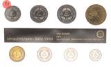 DDR KMS 1988 1 Pfennig bis 5 Mark Strecken BU, Exportqualität