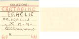 Antike / Byzanz Heraclius  Byzanz Heraclius 610-641 n.Chr Dekanummion, alter Samlerzettel F-VF