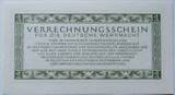 Drittes Reich, Third Reich 1 Reichsmark 15.09.1944 Verrechnungsschein für die Deutsche Wehrmacht GEM UNC