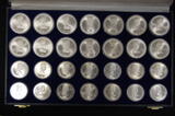 Olympiaserie 1976 28 Münzen 925er Silber Kanada Olympiaserie 1976 28 Münzen Serie komplett 925er Silber Gewicht 1020g CH UNC in Kassette