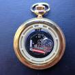 Schweiz, ca.2000, HERREN TASCHENUHR, vergoldet-ZENTRA-Quartz-gute Funktion-Uhrwerk & Batterie neu, altersentsprechende Gebrauchsspuren, siehe Fotos
