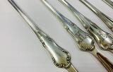 Silber 800 Silber Besteck Set, 800 Silber, Hummberbesteck 6 Stück Gesamtgewicht 179,88g