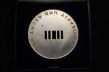 Deutschland Erich Ott Kunstmedaille Brandenburger Tor 1990 Brandenburger Tor mit offenen Bereichen zwischen den Säulen Feinsilber, Erich O BU