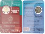 San Marino 2 Euro 2007 Giuseppe Garibaldi Im Blister, Stempelglanz Gedenkmünze BU