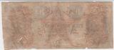 1839-1841 USA / Republic of Texas, 10 Dollars, gebraucht, entwertet