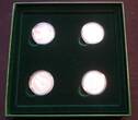 Kanada 4x 50 Cent 1996 Fifty Cent Four Coin Set, Little Wild Ones Proof in Kapsel