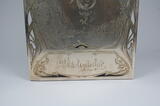 Deutschland/Russland, Wladiwostok schöne alte Jugendstil Silberplakette Jugendstil Silberplakette August 1907 Wladiwostok EF bestens