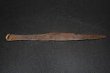 Deutschland Messer, handgeschmiedet Mittelalter Messer handgeschmiedet, 28cm rostig