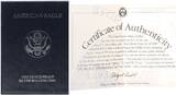 USA 1 Dollar 1998 P American Eagle 1 oz Feinsilber mit Box und Zertifikat Proof