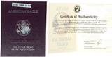 USA 1 Dollar 1988 S American Eagle 1 oz Feinsilber mit Box und Zertifikat Proof