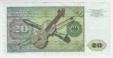 Deutschland 20 Mark 20 DM Banknote 1980 F