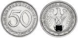 Deutschland - Drittes Reich 50 Pfennig 1939 G 3. Reich AU