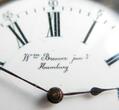 Schweiz,  HERREN TASCHENUHR, Silber, Schweizer Ankerhemmung, gute Funktion, ca. 1900, altersentsprechende Gebrauchsspuren, siehe Fotos