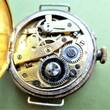 Schweiz, DAMEN Taschen UHR, zierliche TASCHENUHR,Silber, Armbanduhrenumbau,6 Steine, gute Funktion-ca.1915, altersentsprechende Gebrauchsspuren, siehe Fotos