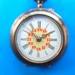 Schweiz,  DAMEN TASCHENUHR, Gold - 8K, gute Funktion, ca. 1900, vergoldete Silberkette, altersentsprechende Gebrauchsspuren, siehe Fotos