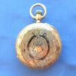 Schweiz, ca.1900, große DAMEN TASCHENUHR, Gold, 14K, 10 Rubis, gute Funktion, ca. 1900, altersentsprechende Gebrauchsspuren, siehe Fotos