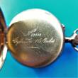 Schweiz,  DAMEN TASCHENUHR, Gold - 8K, gute Funktion, ca. 1900, vergoldete Silberkette, altersentsprechende Gebrauchsspuren, siehe Fotos