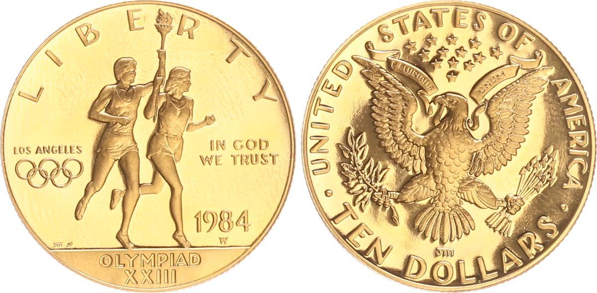 10 Dollar Gold USA 10 Dollar 1984, PP Proof | MA-Shops