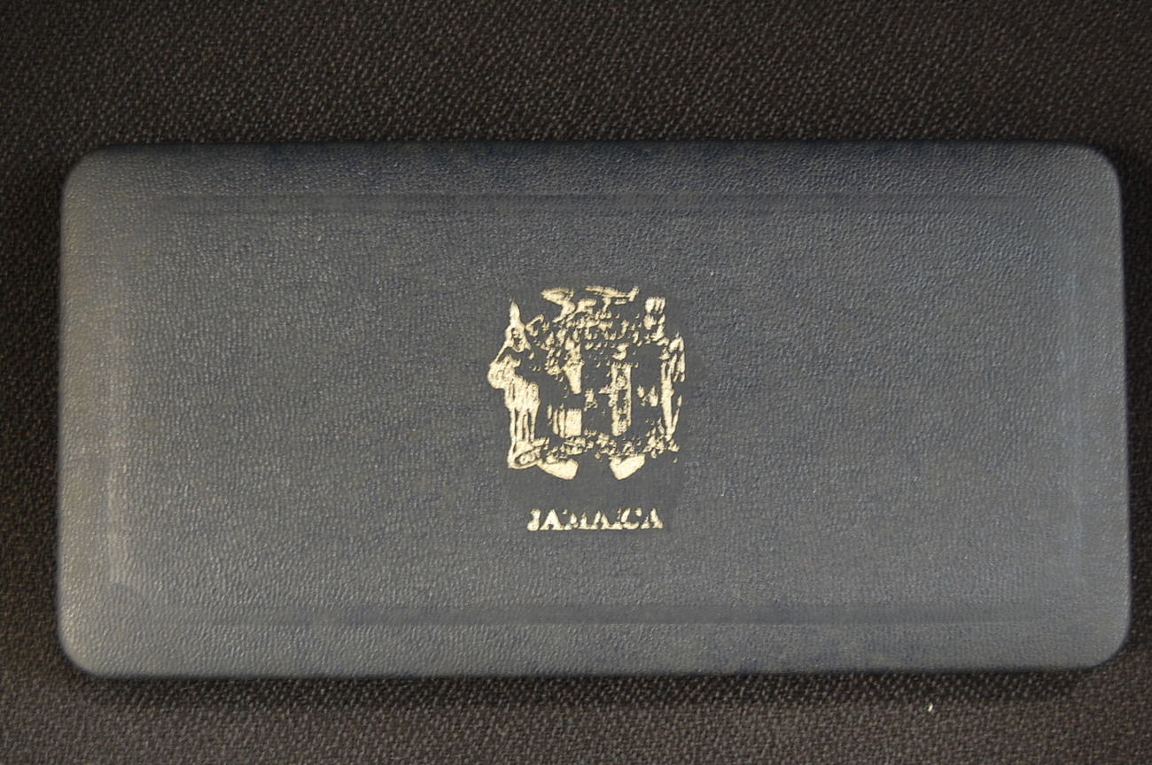 1973 Jamaica Proof Set Minted By Franklin Mint mit 1 Silbermünzen