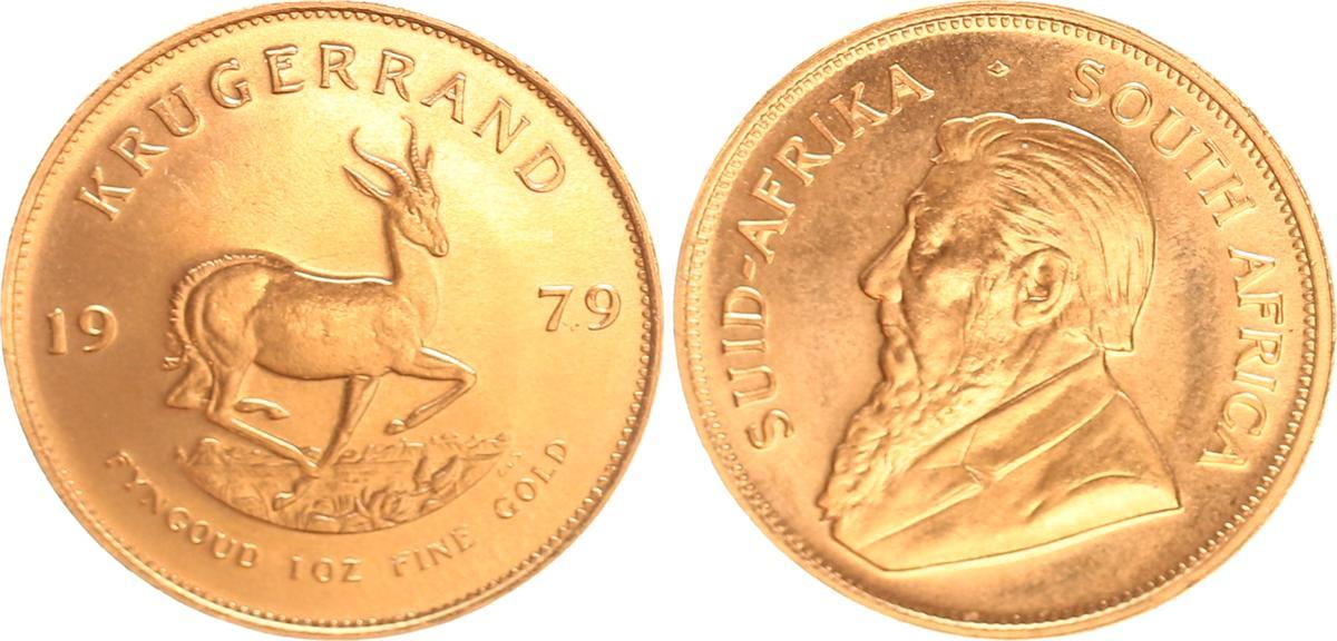 Südafrika South Africa 1979: 1 Unze Gold Krügerrand prfr. CH UNC | MA-Shops