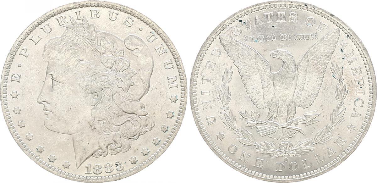 USA 1 Dollar 1883 O vz-st/prfr. UNC / CH UNC. Русские монеты из