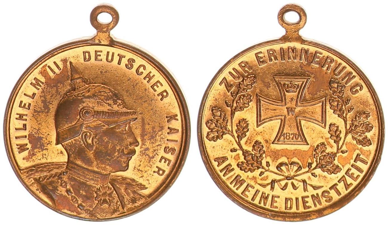 Deutschland / Kaiserreich / Preußen Erinnerung an die Dienstzeit 1870