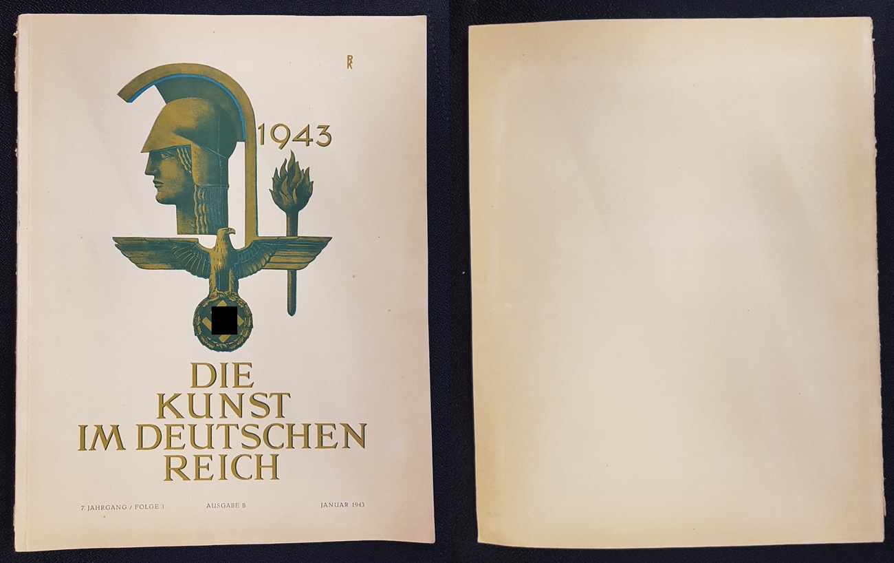 Deutschland / 3.Reich Kunstgeschichte Die Kunst Im Deutschen Reich, 7 ...