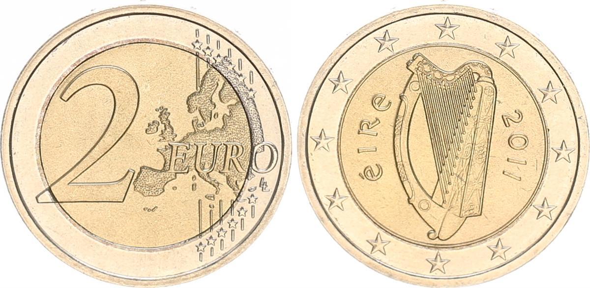 2 Евро Ирландия регулярная.