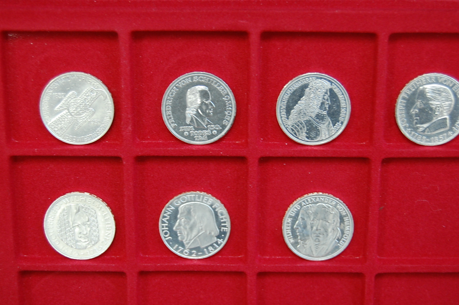 Bundesrepublik Deutschland 5 Mark Sonderprägungen Silber erste 7 ab ...