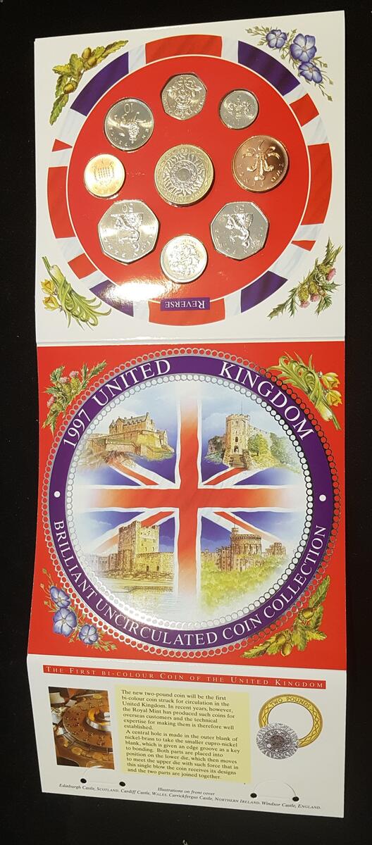 Großbritannien KMS 1997 United Kingdom Brilliant Uncirculated Coin