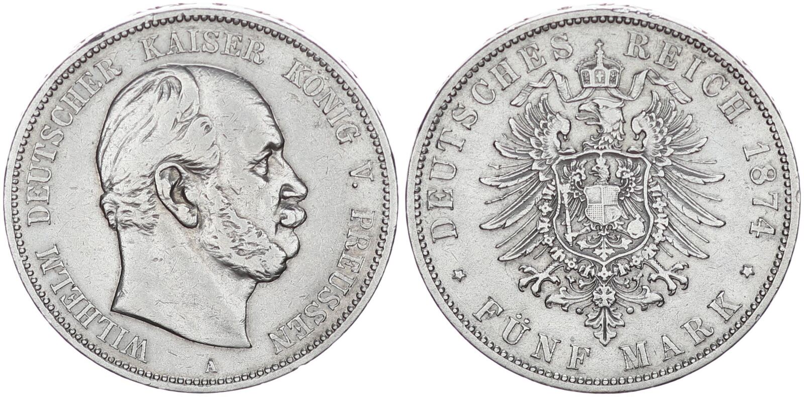 5 Mark 1874.