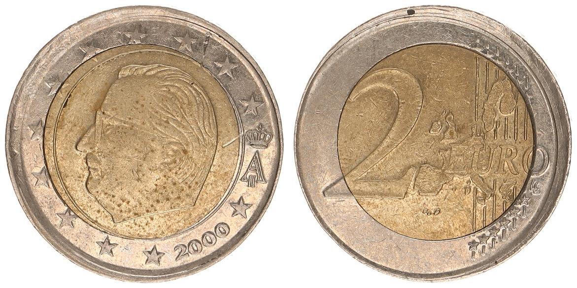 2 euro münze belgien 2000 fehlprägung erkennen