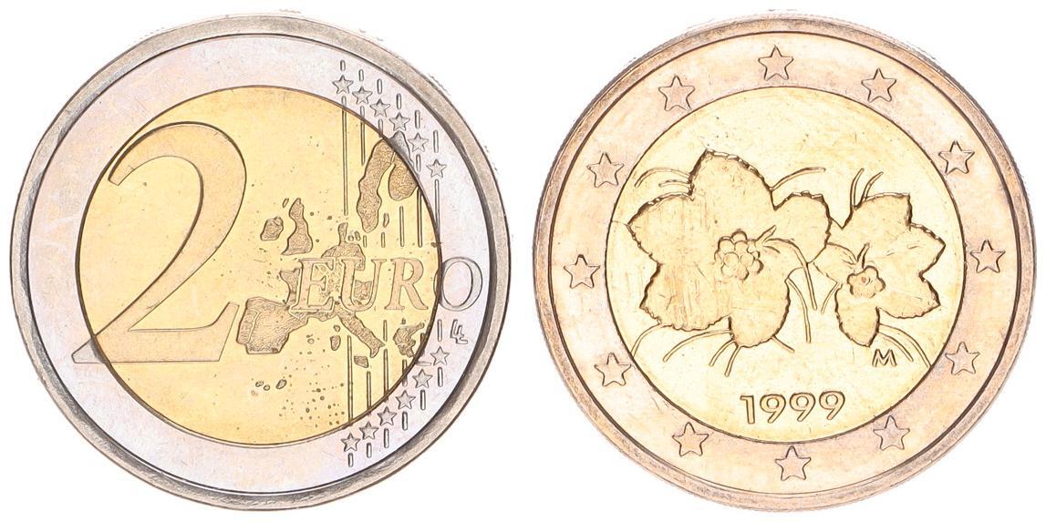 2 euro finnland moltebeere 1999