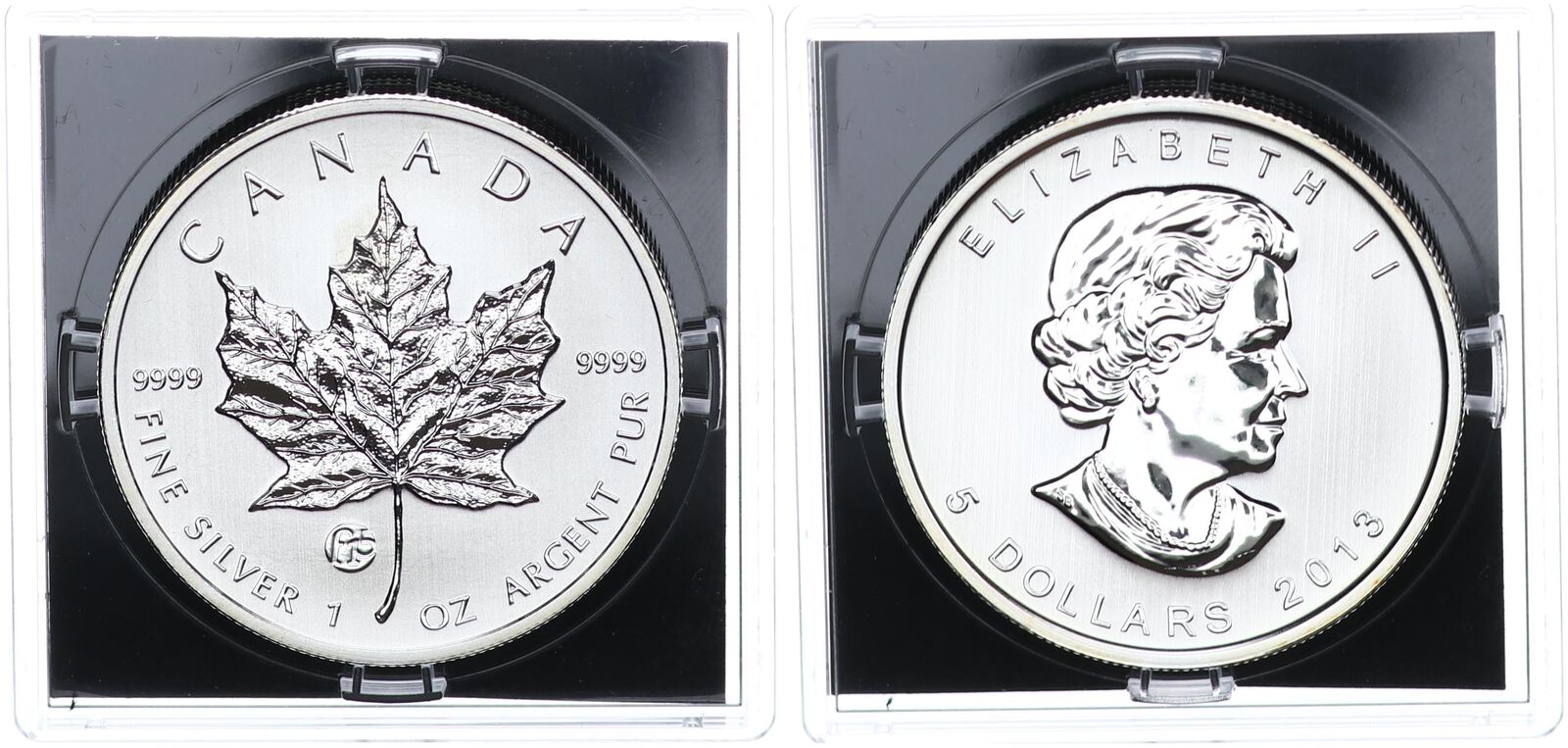 Kanada Maple Leaf Unze Silber Dollars Canada Maple Leaf Unze Silber Privy F