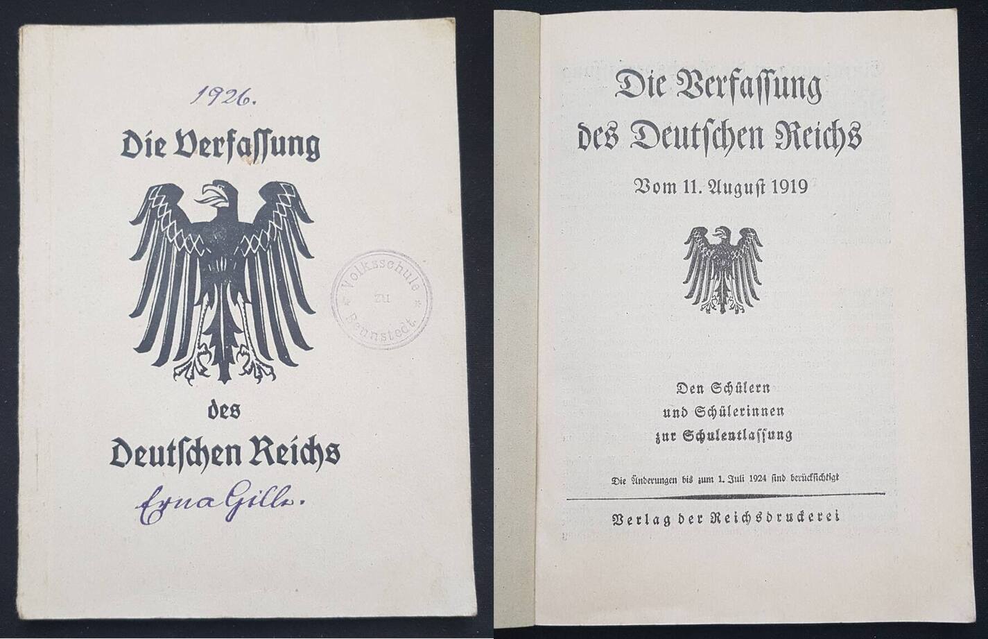 Verfassung Des Deutschen Reiches Von 1871 Deutsches Reich Buch 1926 Die Verfassung des Deutschen Reichs guter