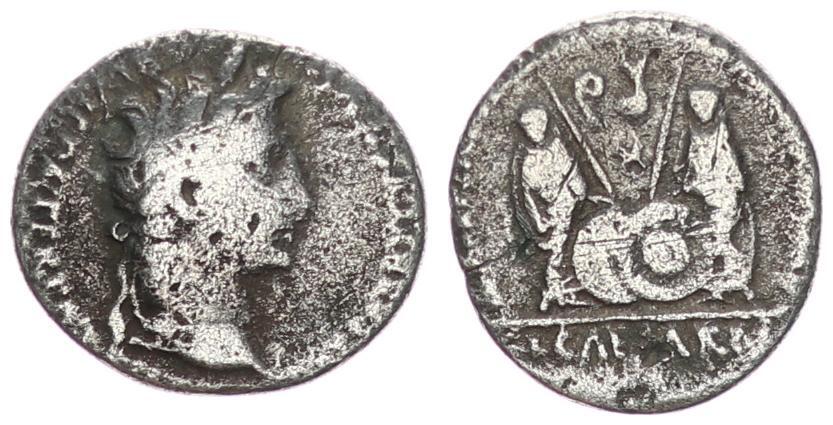 Antike - Römische Kaiserzeit - Augustus 27 BC - 14 PC Augustus Denar ...