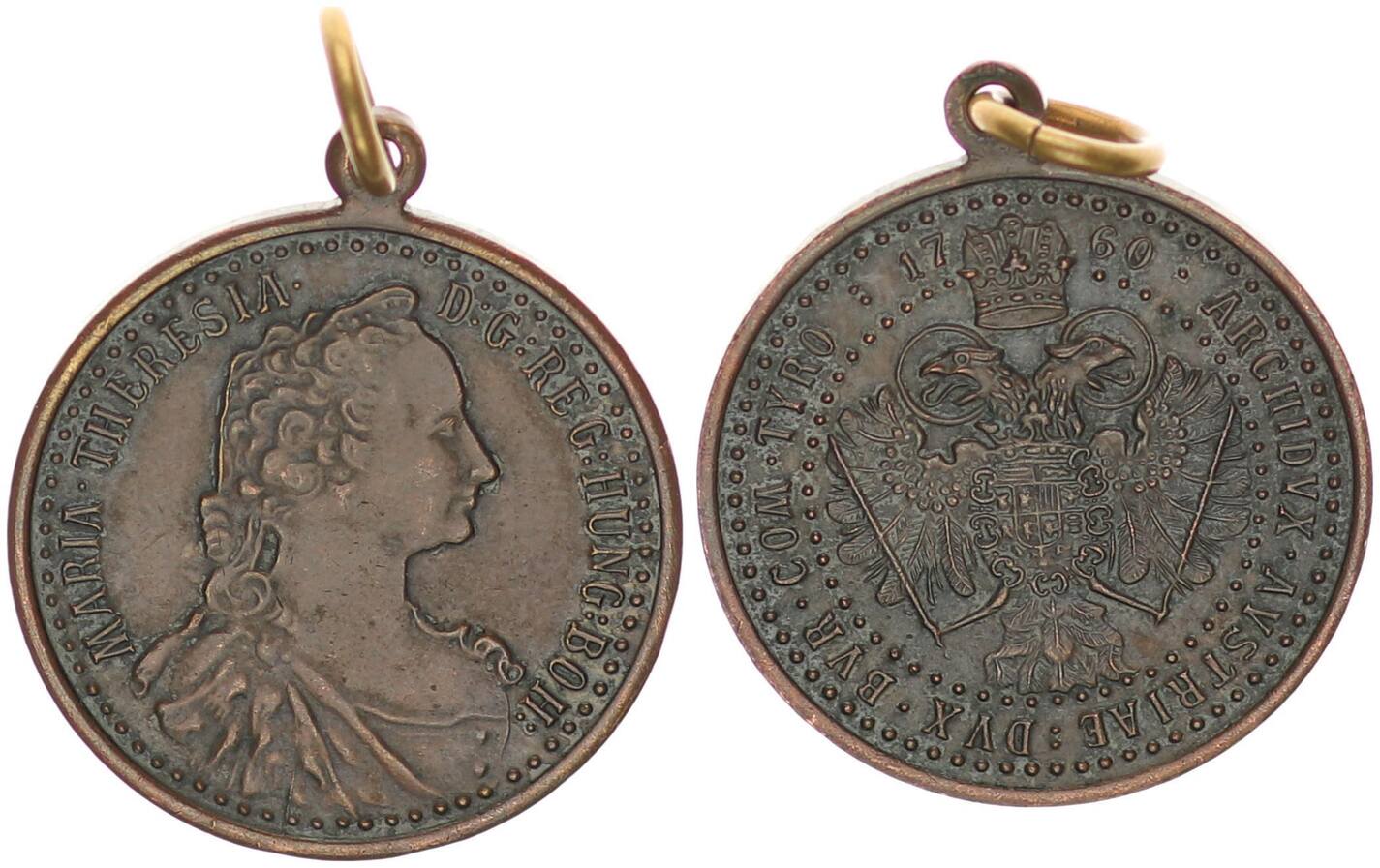 Österreich Kaiserreich Medaille Haus Habsburg Maria Theresia guter