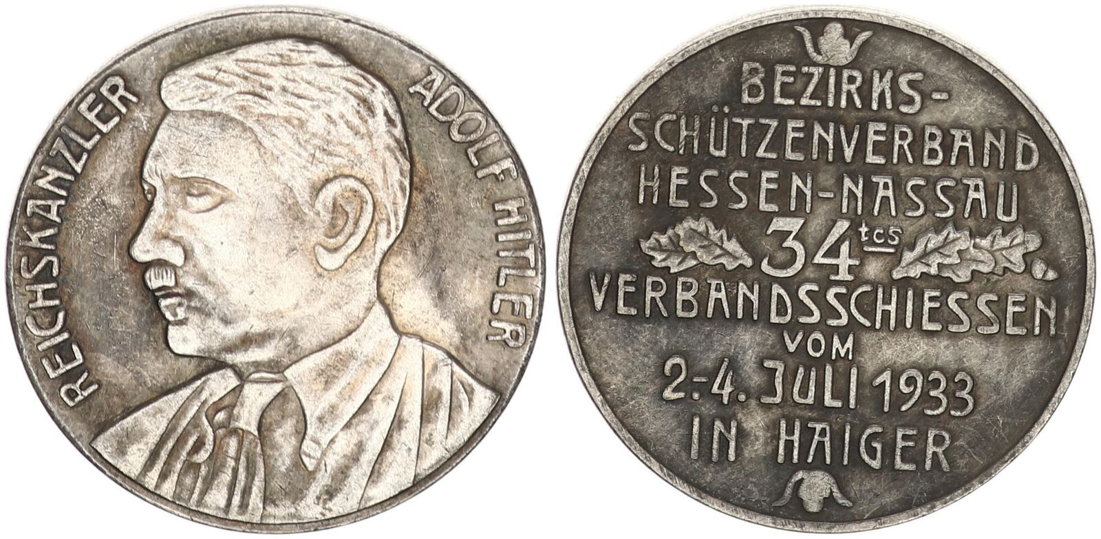 3. Reich Medaille Reichskanzler Adolf Hitler VF-EF Nachprägung | MA-Shops