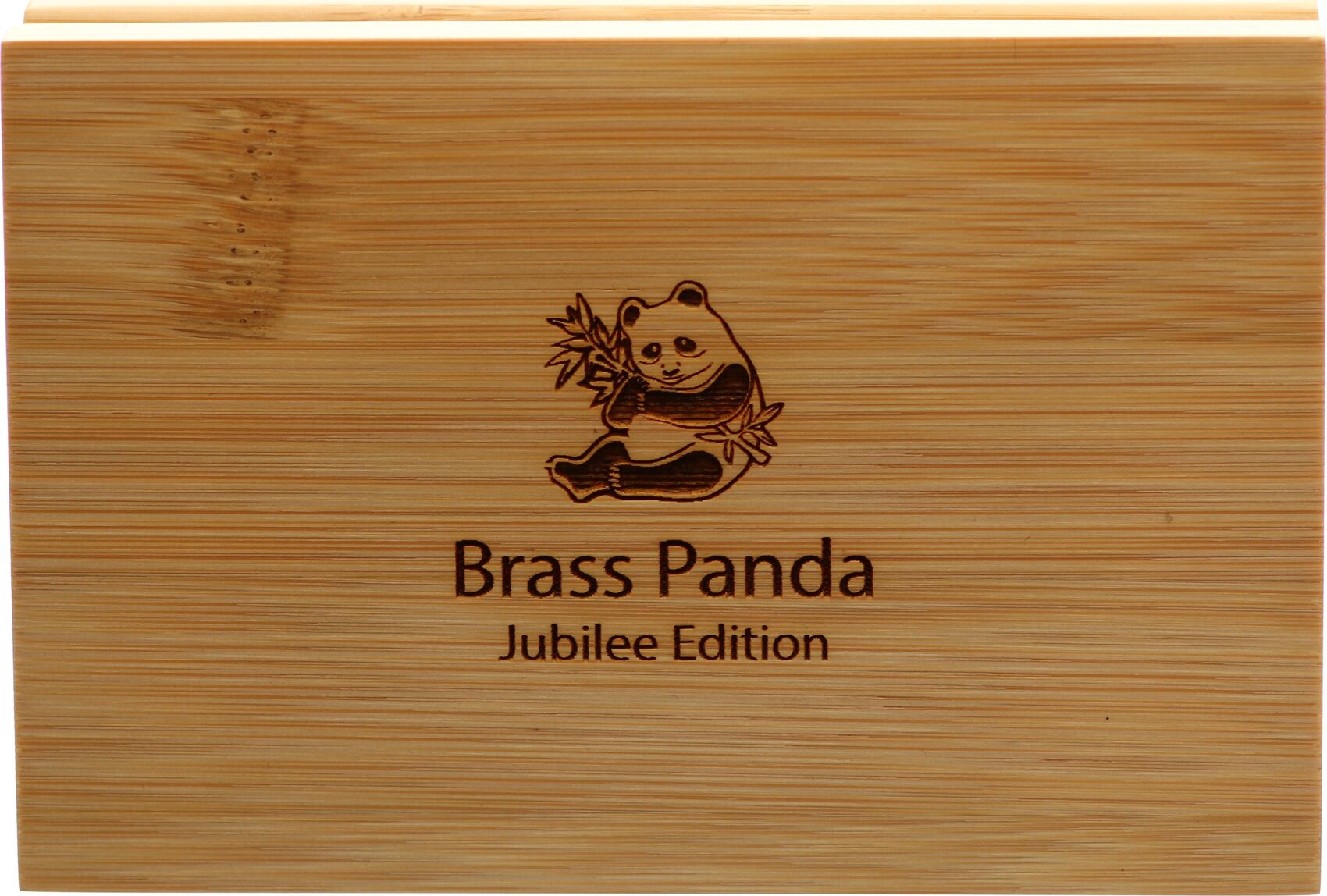 Barbados Set 0,5 und 10 Dollar Brass Panda Jubilee Edition in hochwertiger Bambus  Schatulle Proof in Kapsel, mit Zertifikat und Schatulle | MA-Shops