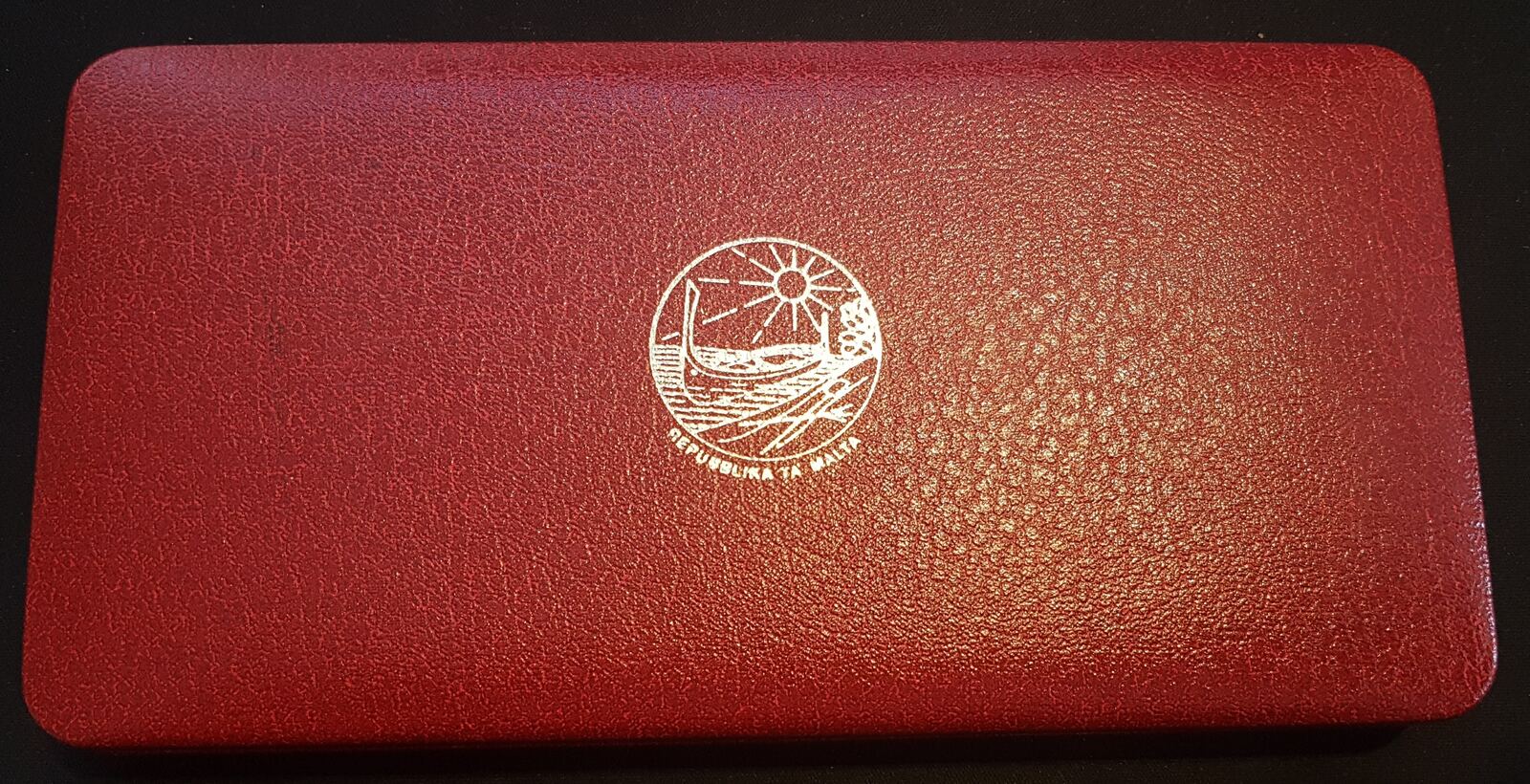 Malta KMS 1976 COIN PROOF SET 9 Coins FRANKLIN MINT BOX | MA-Shops