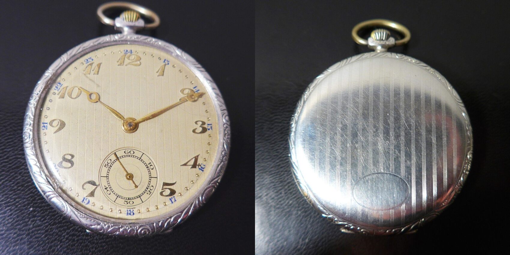 Herren Taschenuhr Silber Deutschland, 1925, Solide Deutsche HERREN