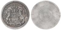 Deutschland / Kaiserreich/Hamburg 2 Mark Probeprägung in Eisen/Stahl, Rand glatt, stark magnetisch -