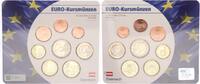 Österreich KMS 1 Cent - 2 Euro -