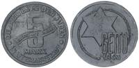 Deutschland / Polen / Getto Litzmannstadt 5 Mark (mit Echtheitszertifikat) MAGNESIUM !!! -