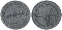 Deutschland / Polen / Getto Litzmannstadt 5 Mark (mit Echtheitszertifikat) MAGNESIUM !!! -