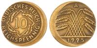 Deutschland / Weimar 10 Pfennig Fehlprägung: 15% dezentriert -