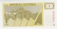 Slowenien 1 Tolar Banknote Slowenien, 1 Tolar Banknote -
