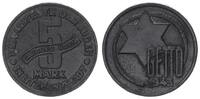 Deutschland / Polen / Getto Litzmannstadt 5 Mark (mit Echtheitszertifikat) MAGNESIUM !!! -