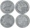 Deutschland - Polen 2x 10 Mark (mit Echtheitszertifikat) Lot 2x 10 Mark Aluminium Getto Litzmannstadt (15) -
